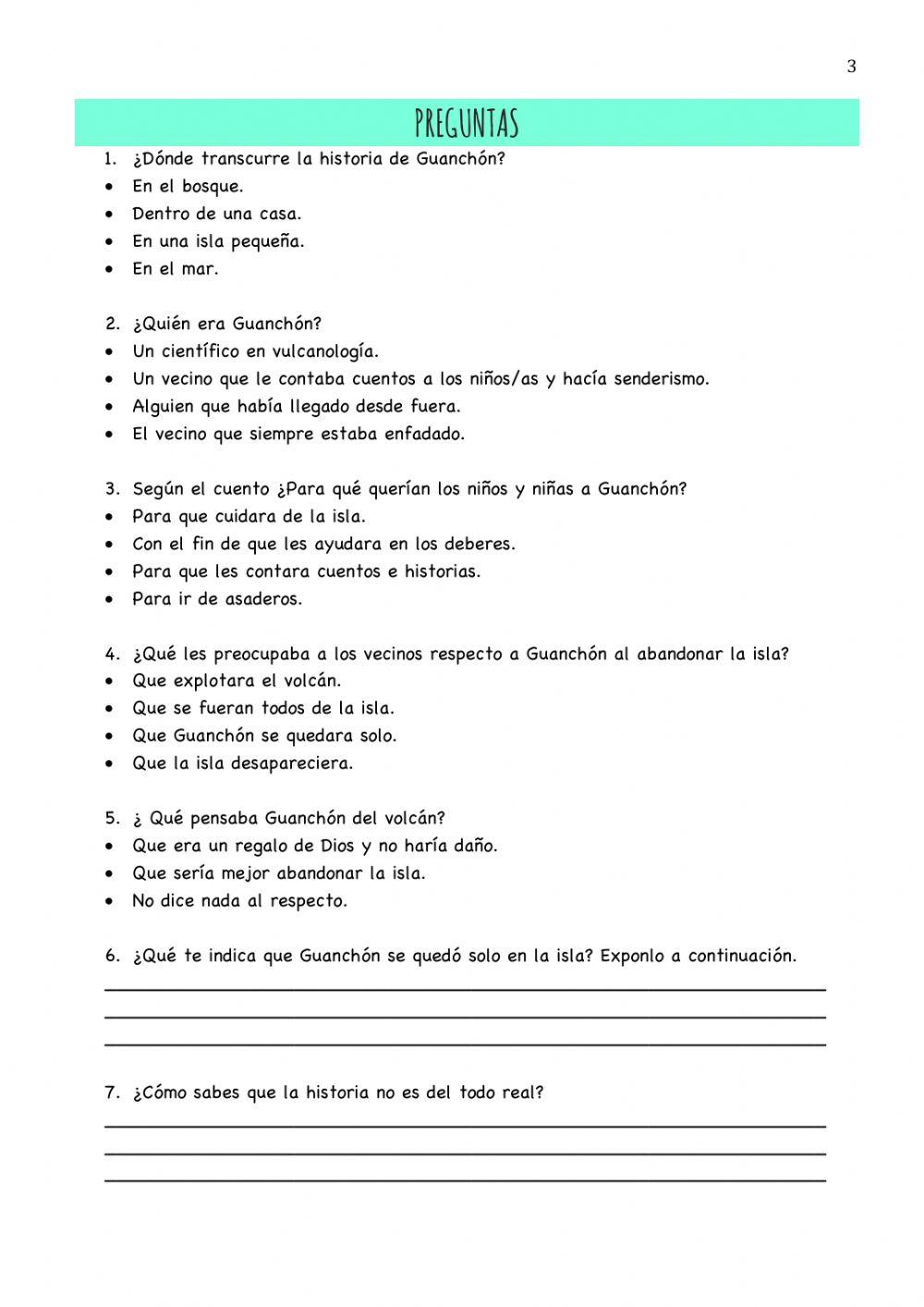 Guanchón y el volcán