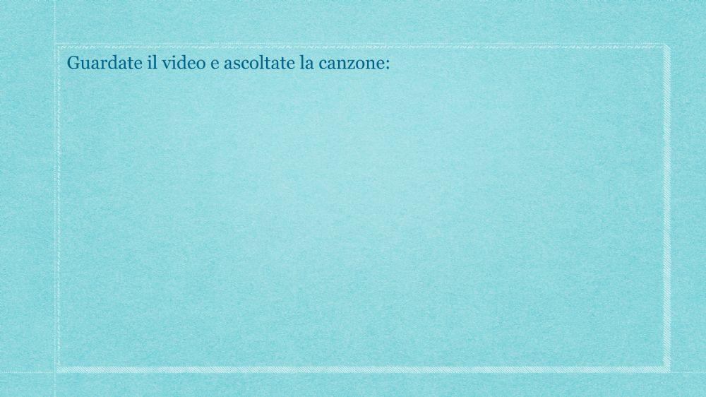 Le cose cose che amo