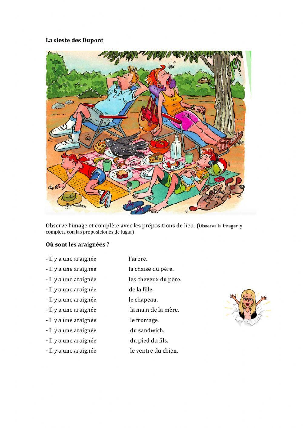 Les prépositions de lieu