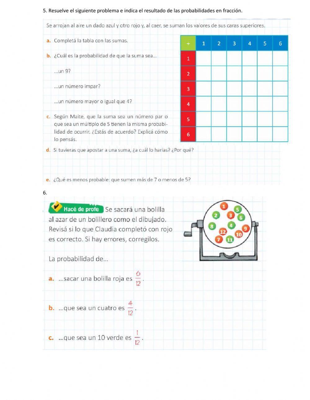 Probabilidad de un suceso