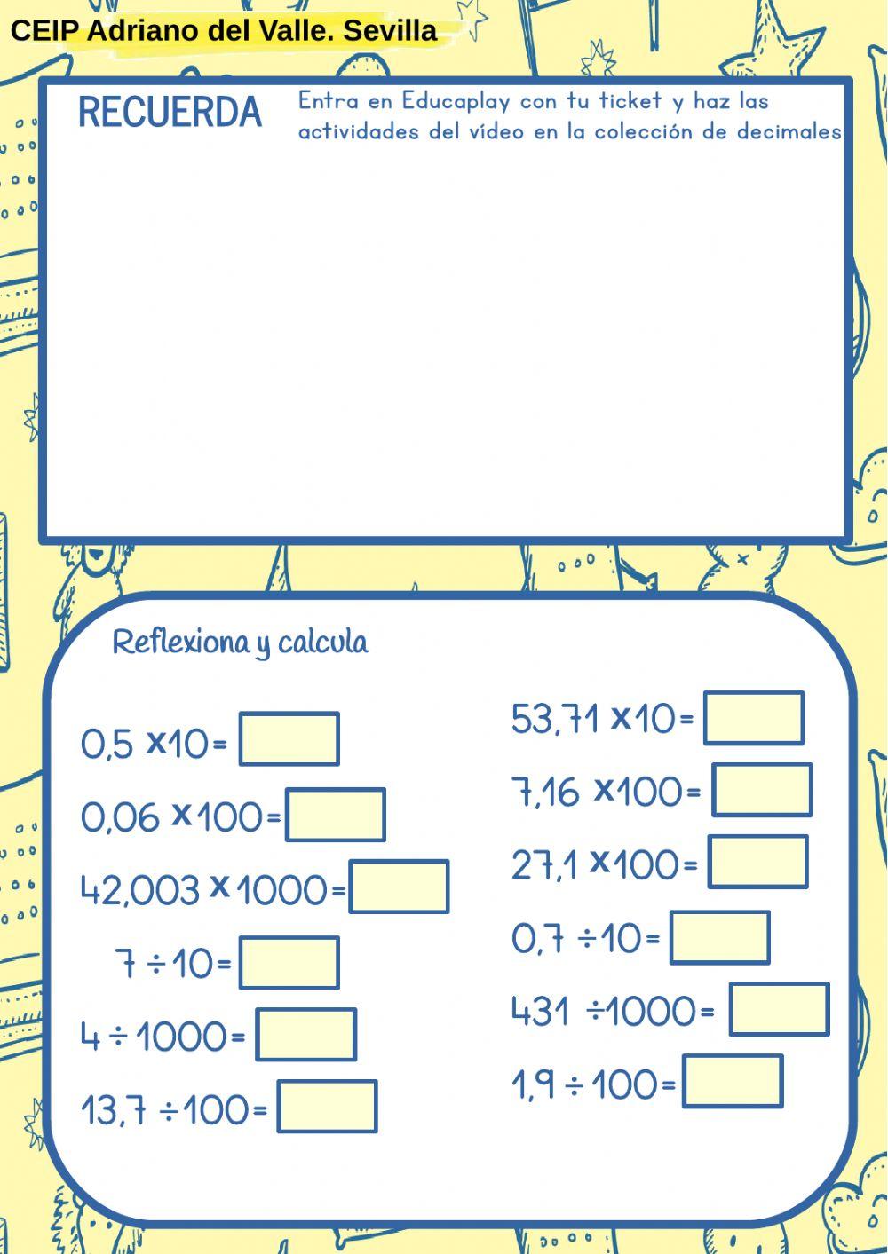Unidad seguida de ceros