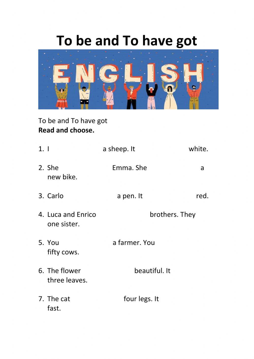 To be and to have got