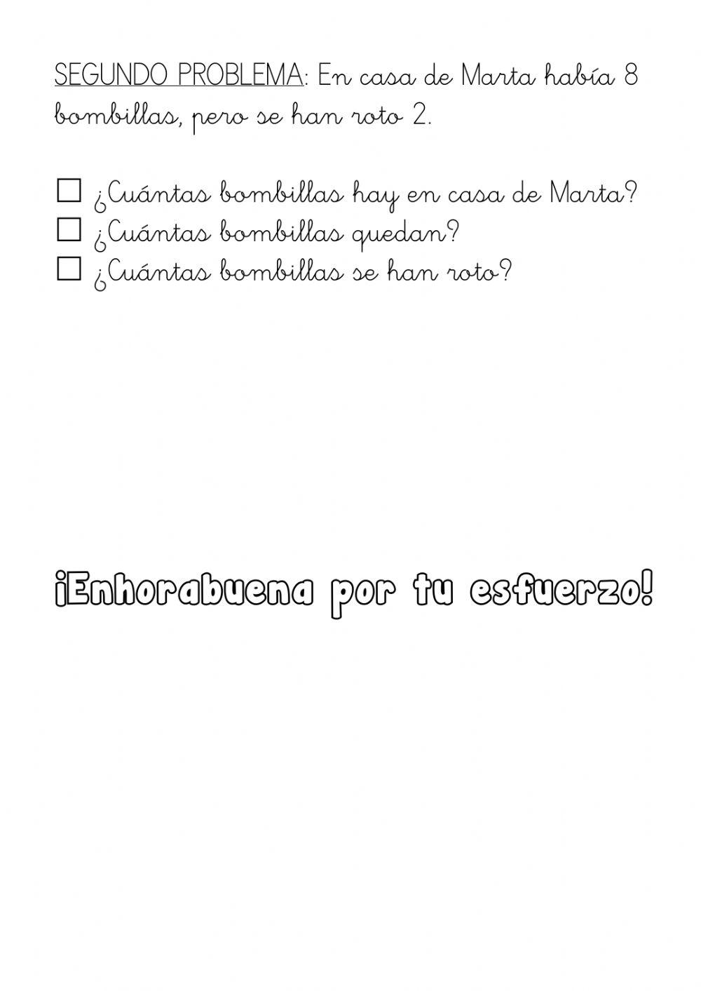 Repaso unidad 10 Matemáticas 2.º primaria