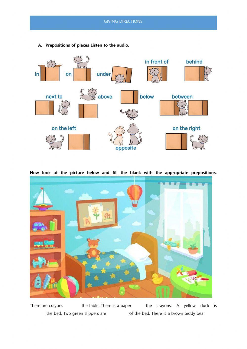 Directions and places