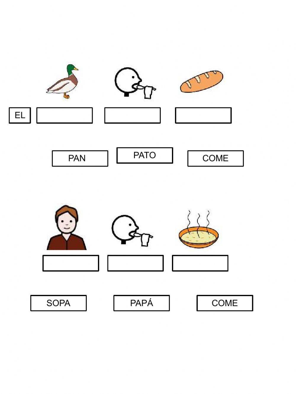 Formación de palabras y frases