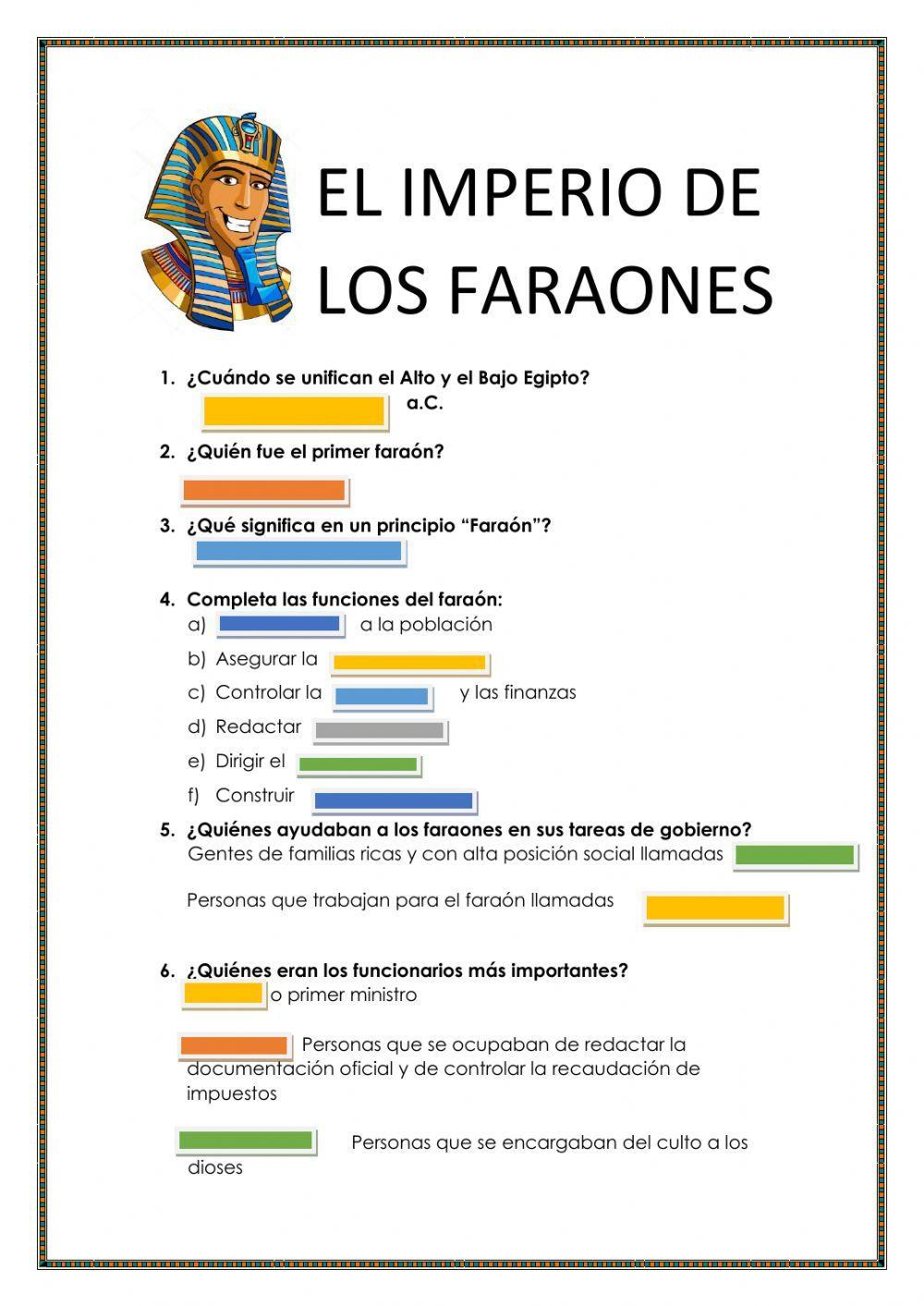 El imperio de los faraones El imperio de los faraones
