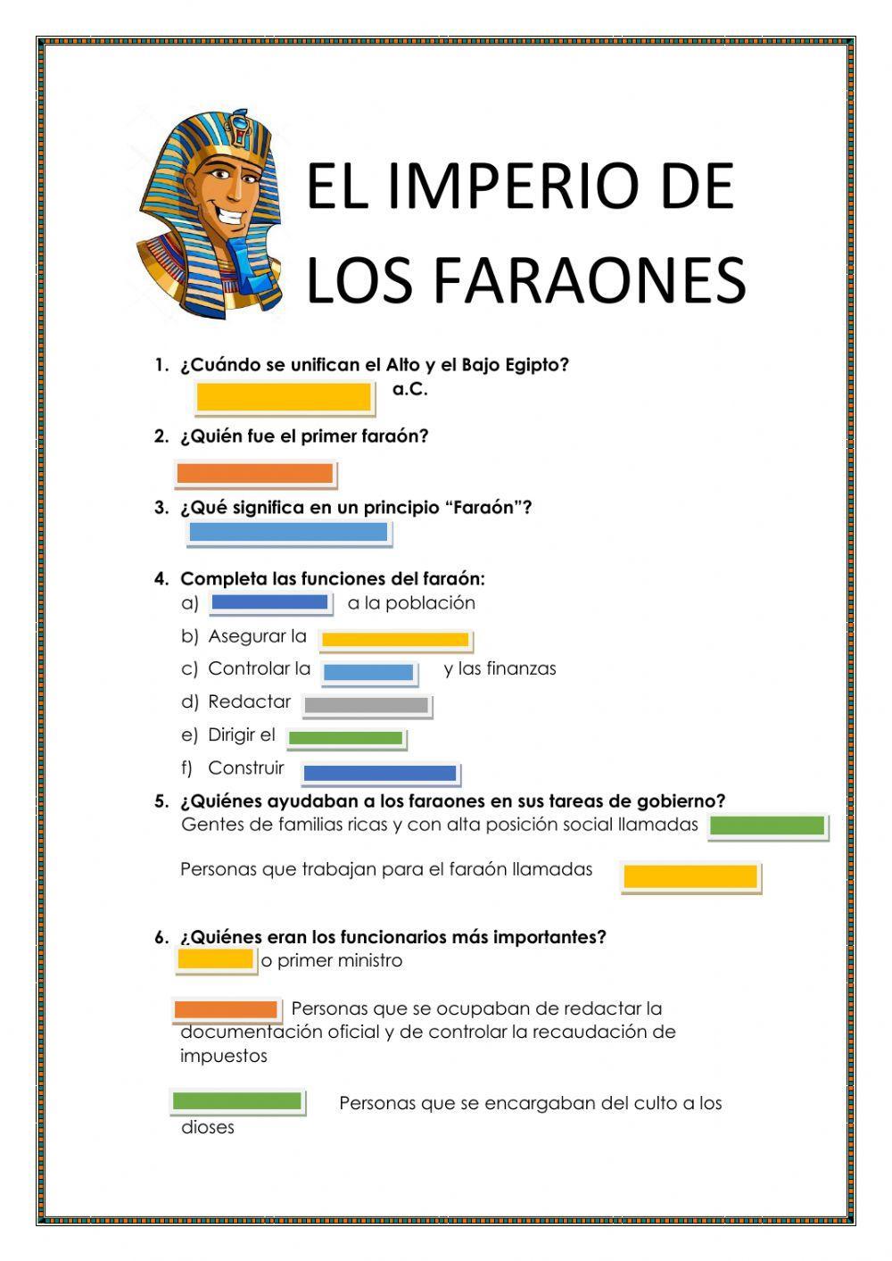 El imperio de los faraones