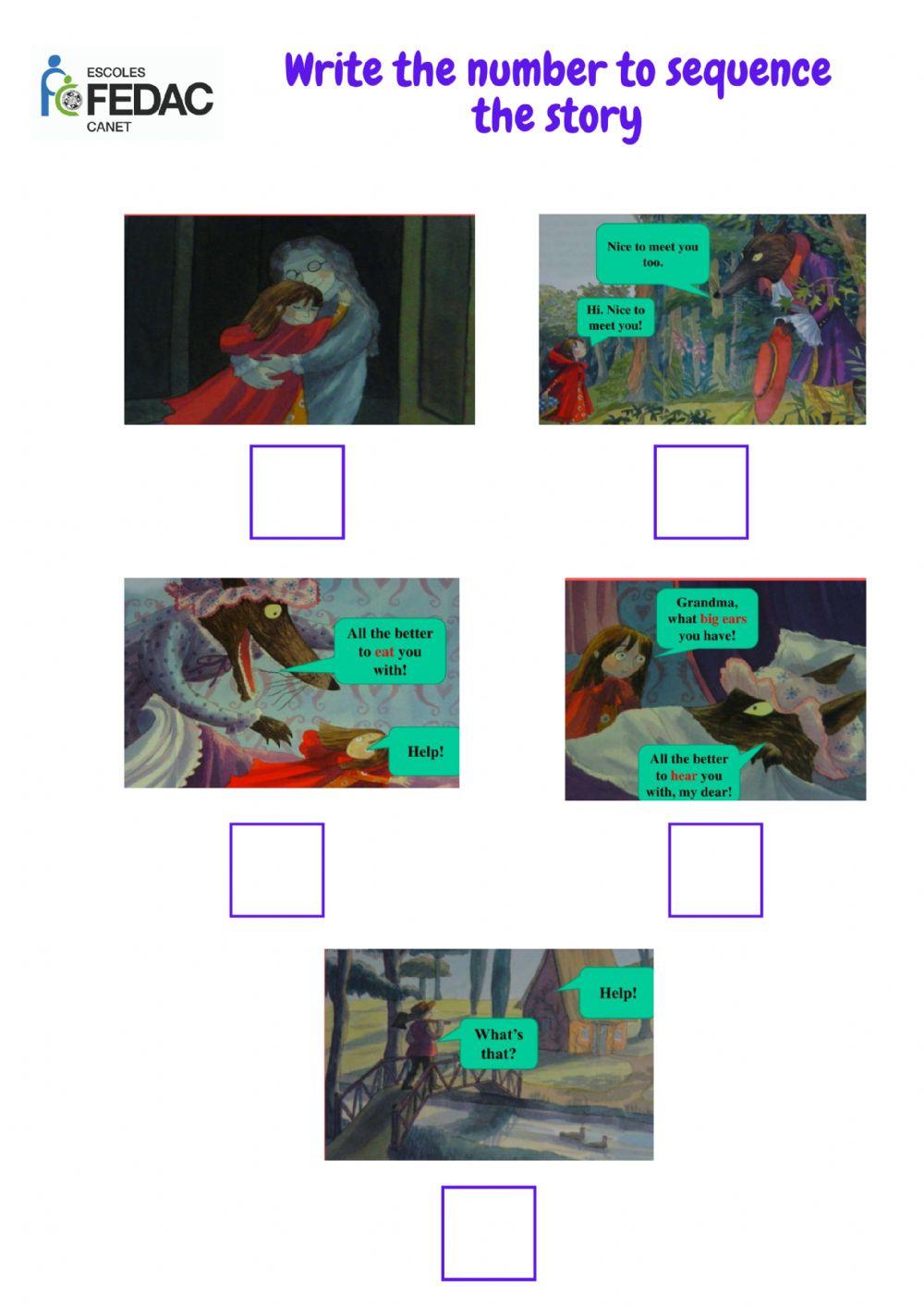 The little red riding hood