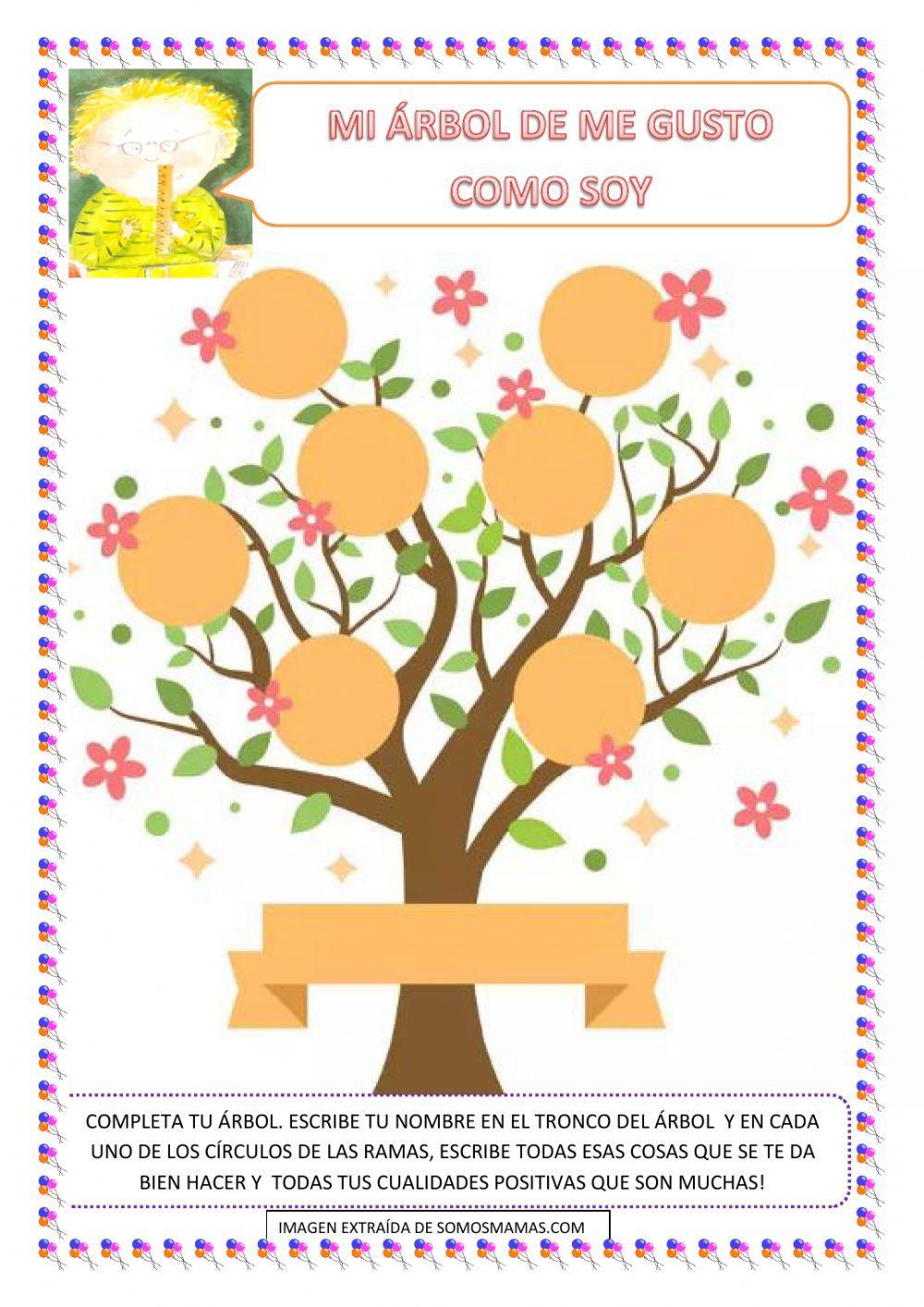 Árbol e me gusta como soy