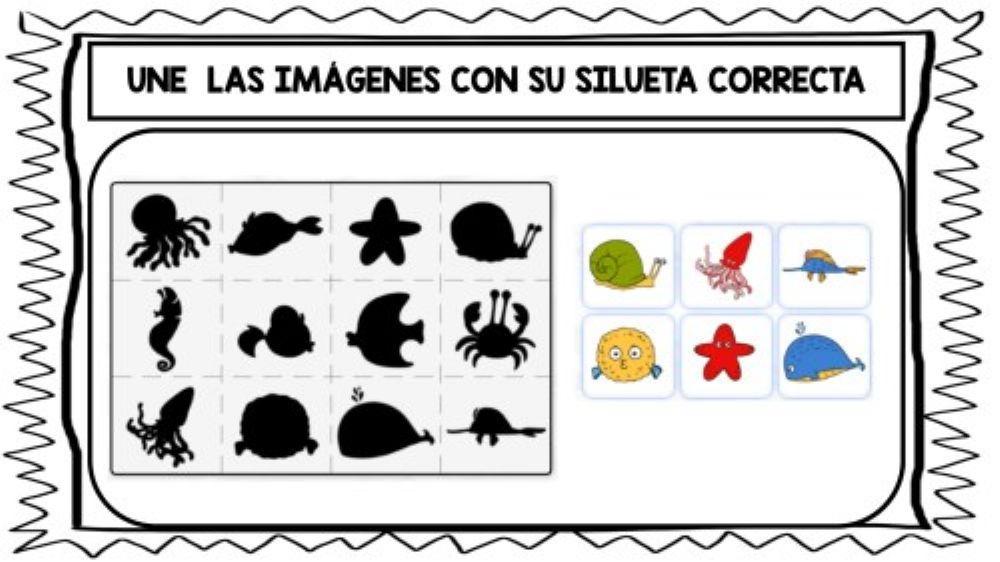 Une cada imagen con su silueta