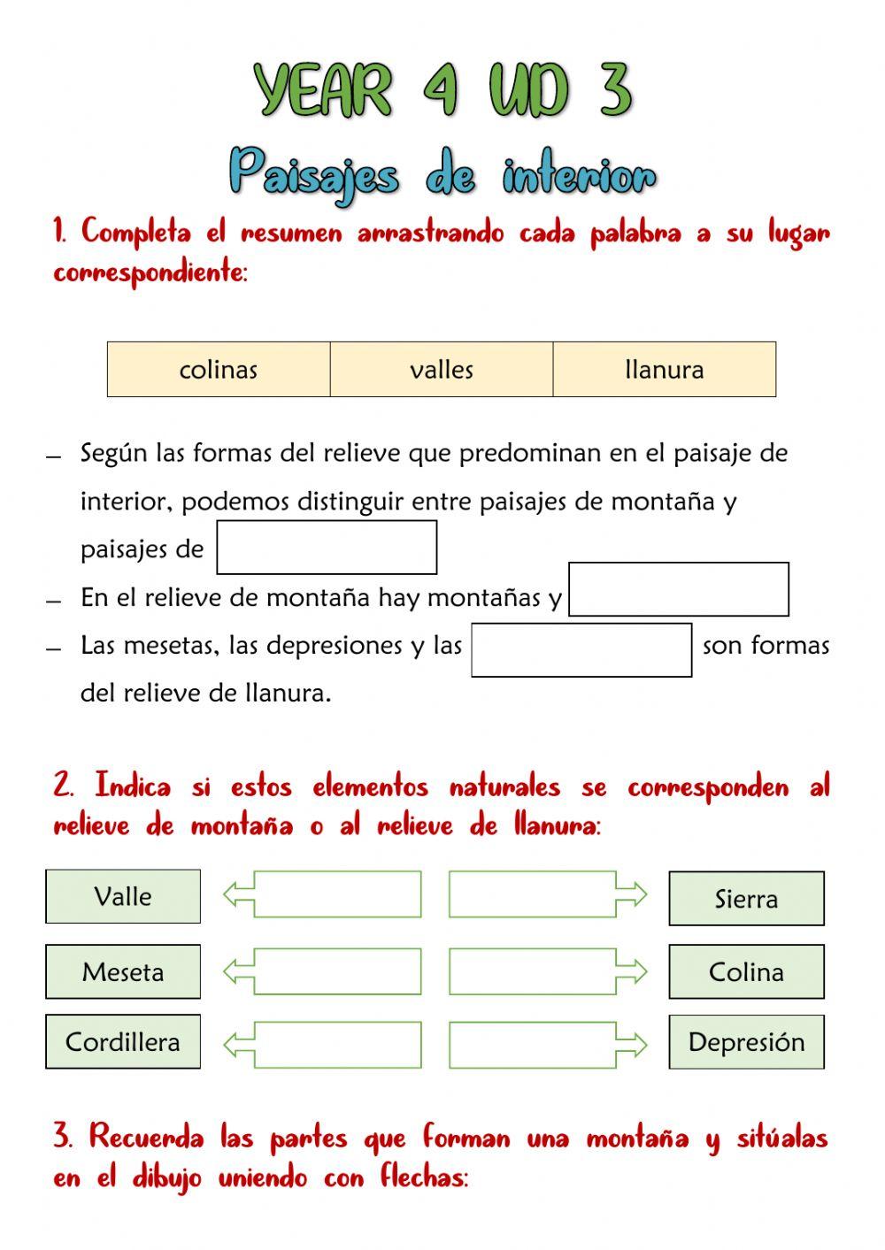 Paisajes de interior