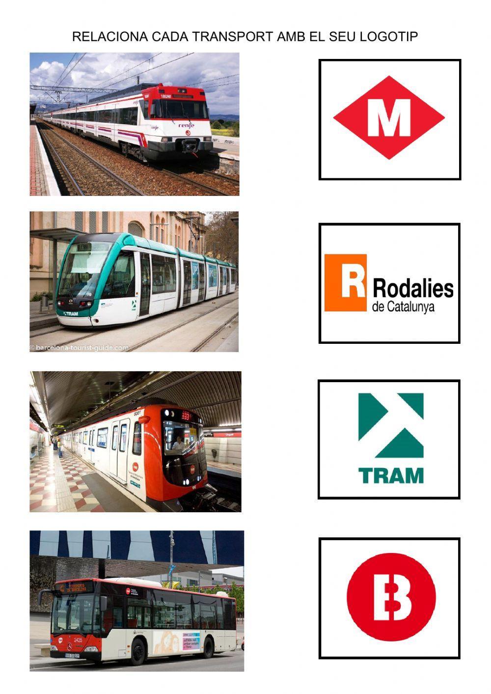 Relaciona transport amb logotip Relaciona transport amb logotip