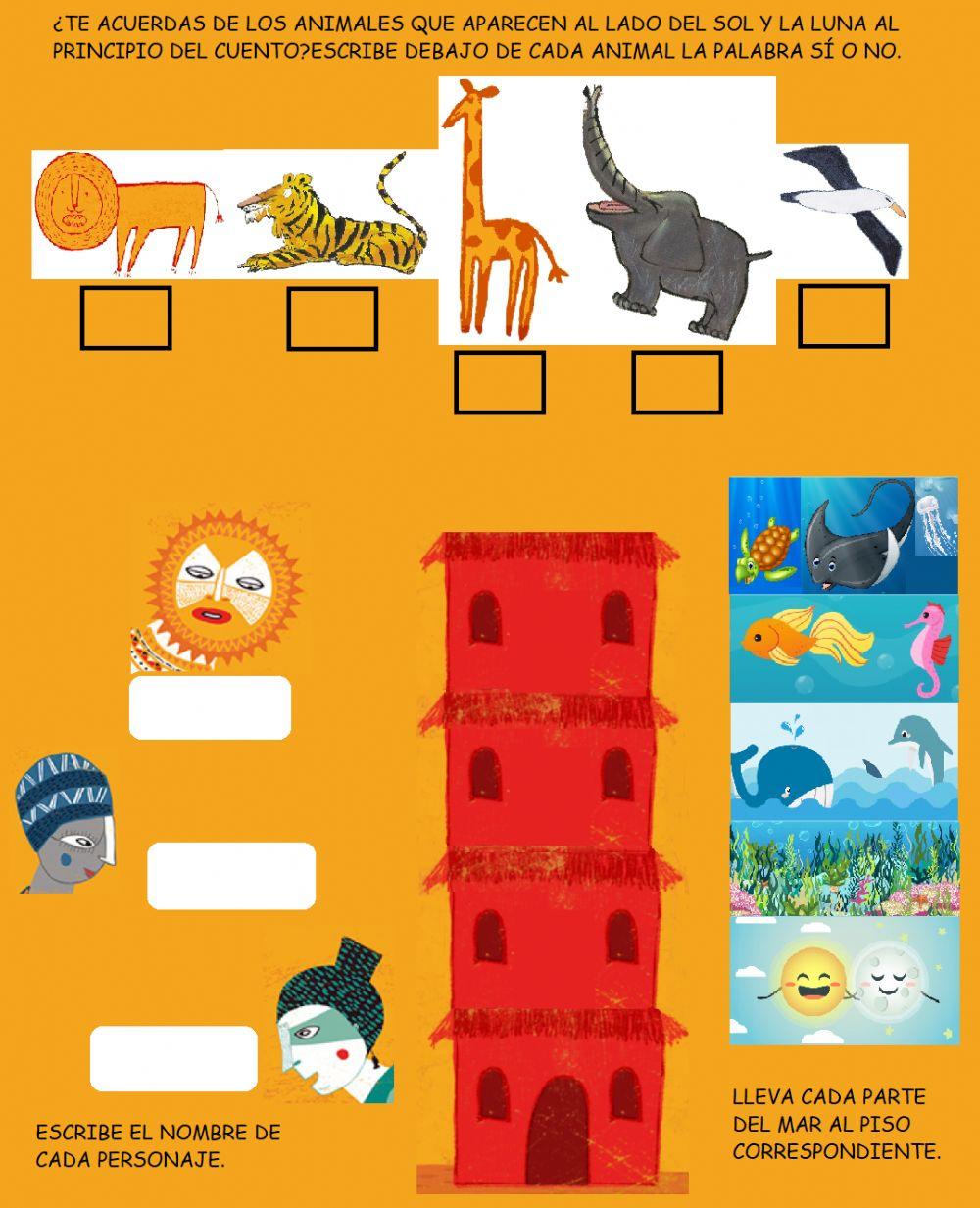 El sol, la luna y el agua