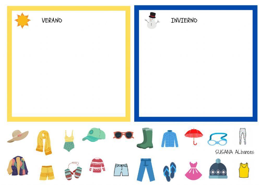 Vocabulario ropa