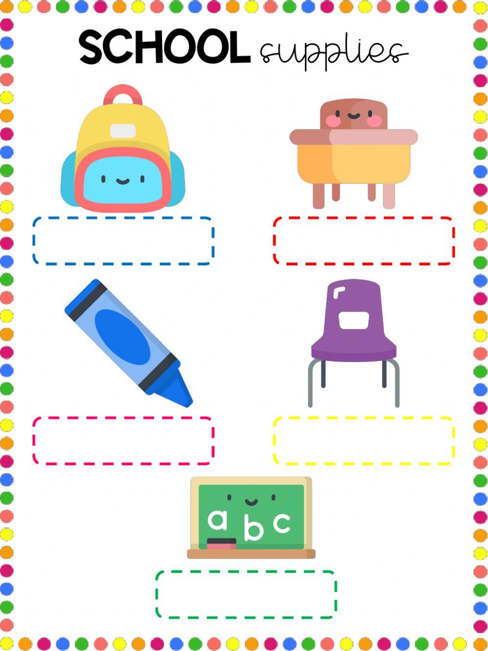 Classroom supplies Classroom supplies