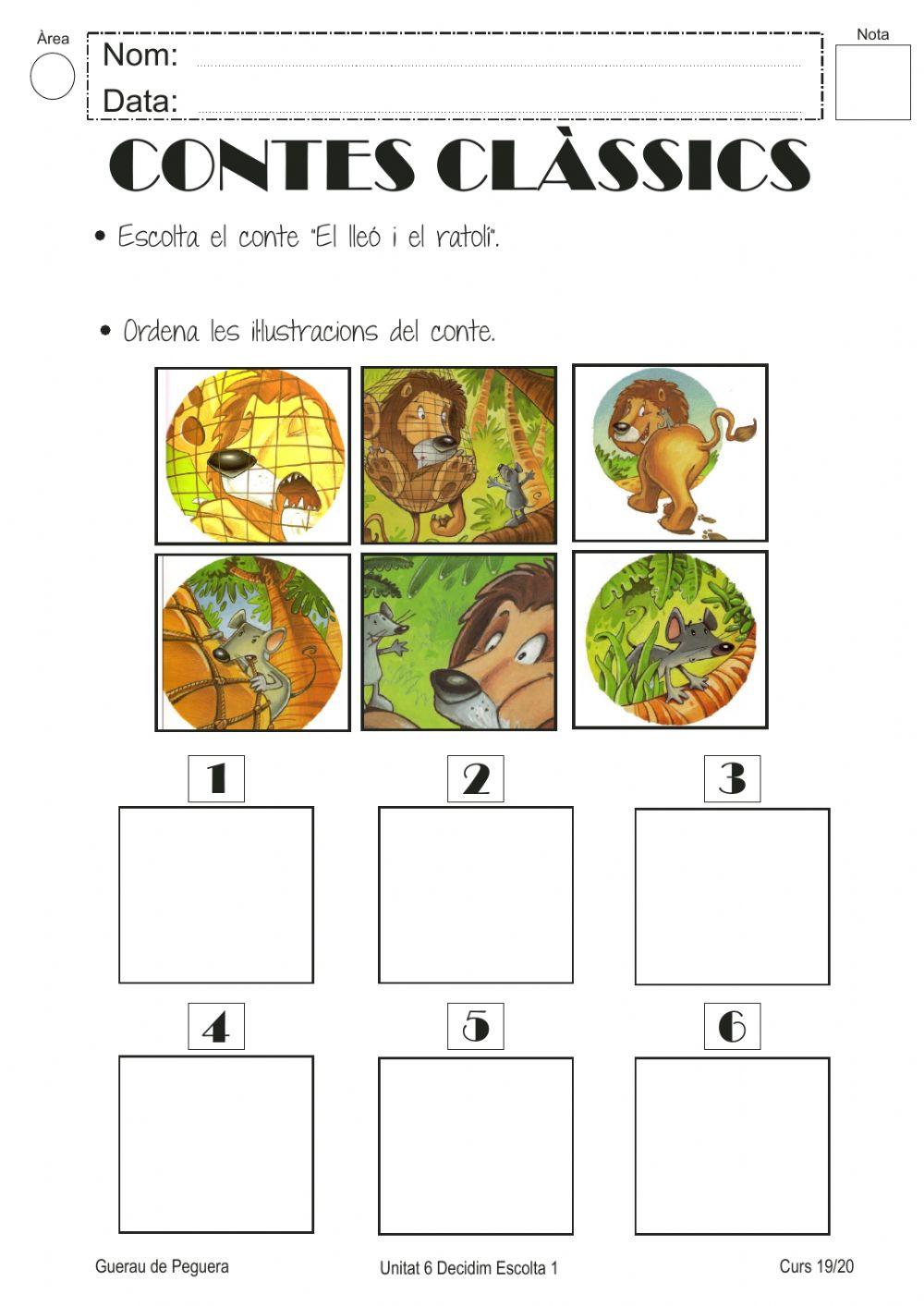 El lleó i el ratolí