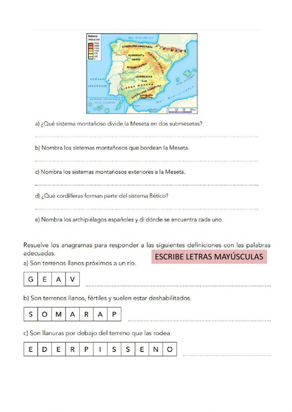 Ficha interactiva - ciencias sociales - tema 1