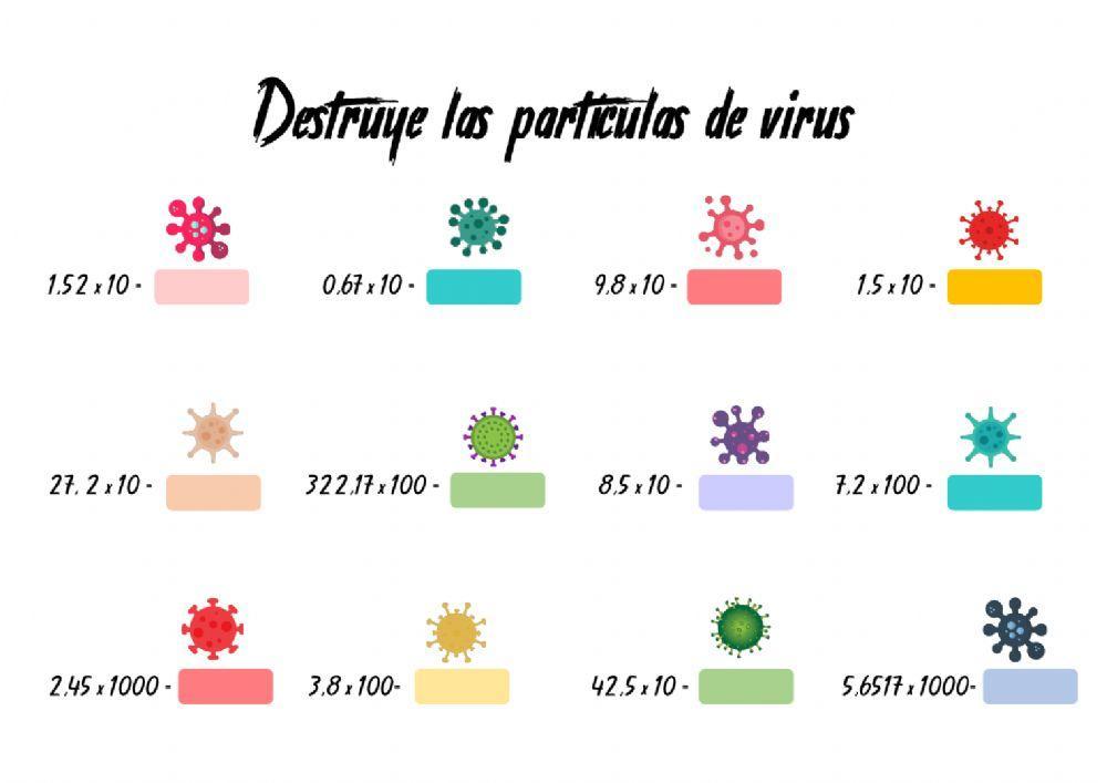 Multiplicar decimales por 10, 100, 1000...