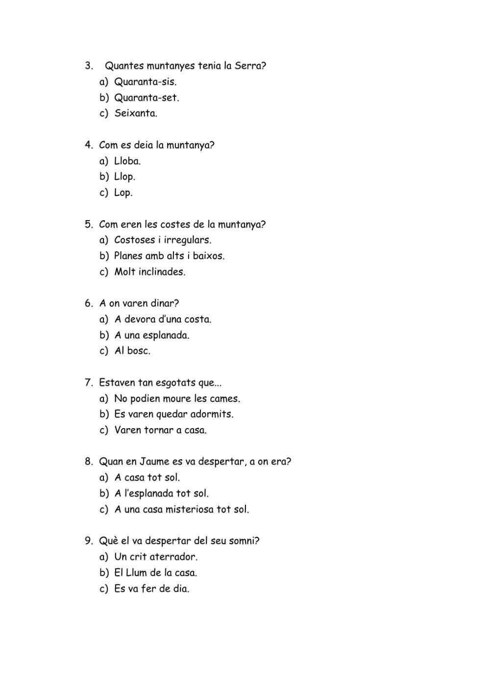 La muntanya misteriosa