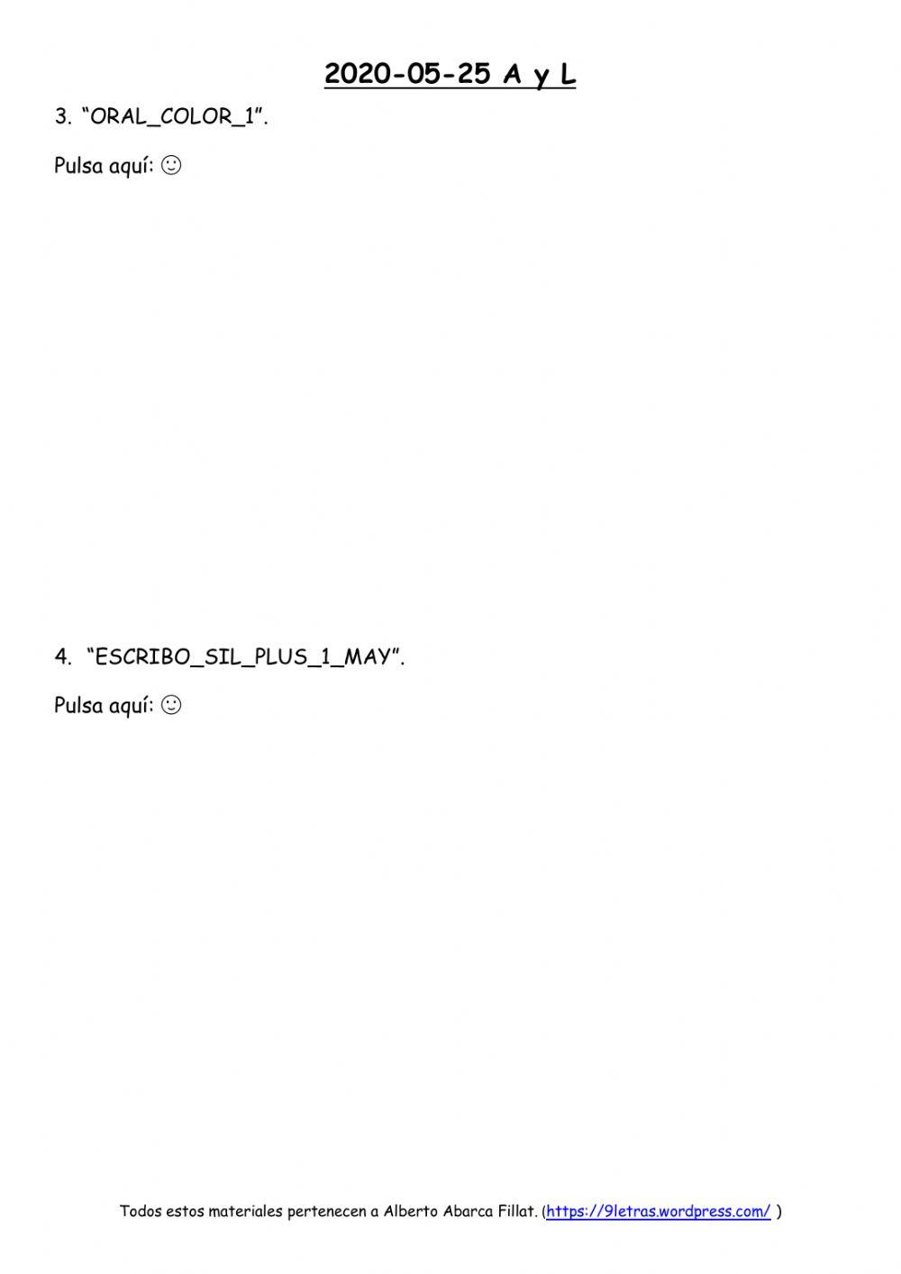 2020-05-25 silabas, lectoescritura l -p - vocales