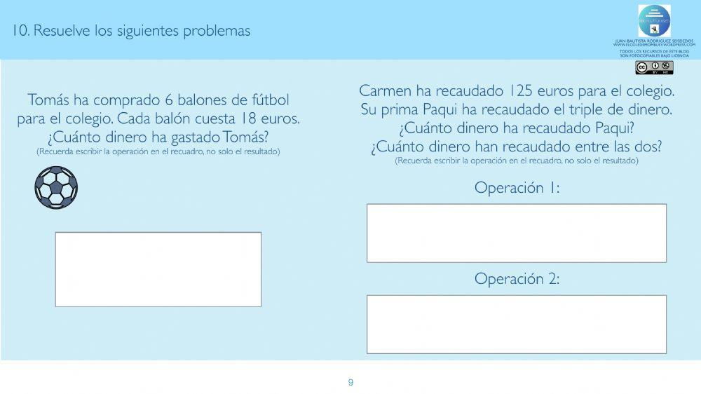 Control de Matemáticas U.11 2º