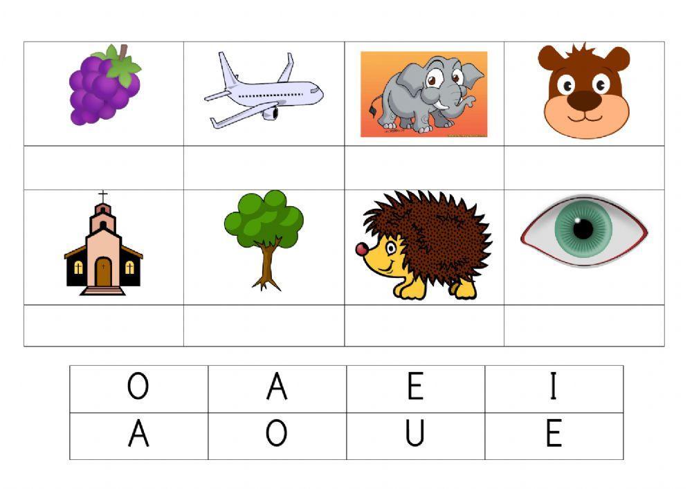 Conciencia fonológica vocales