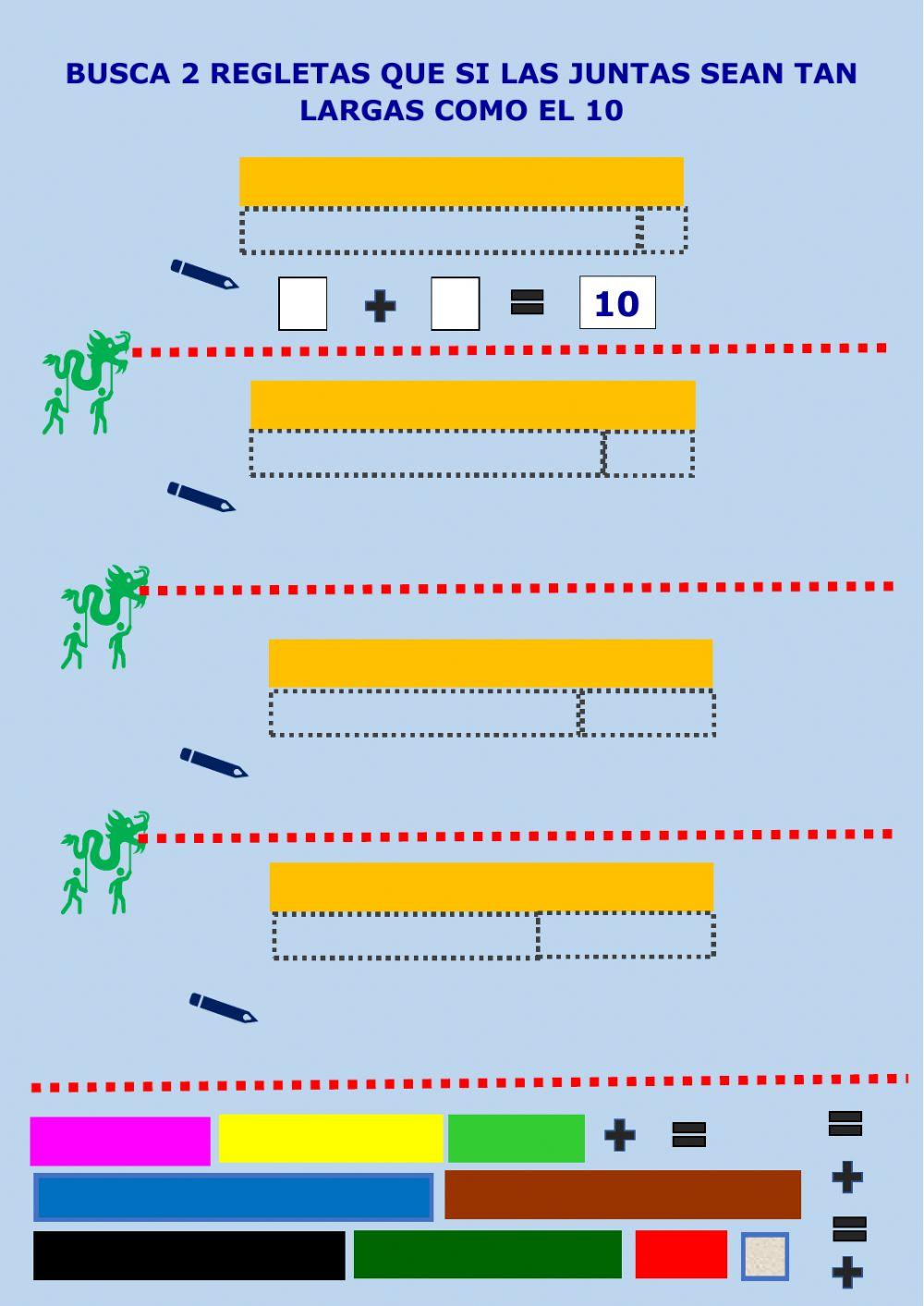 Complementarios del diez