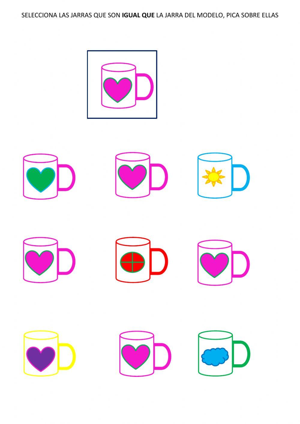 Figuras iguales que el modelo