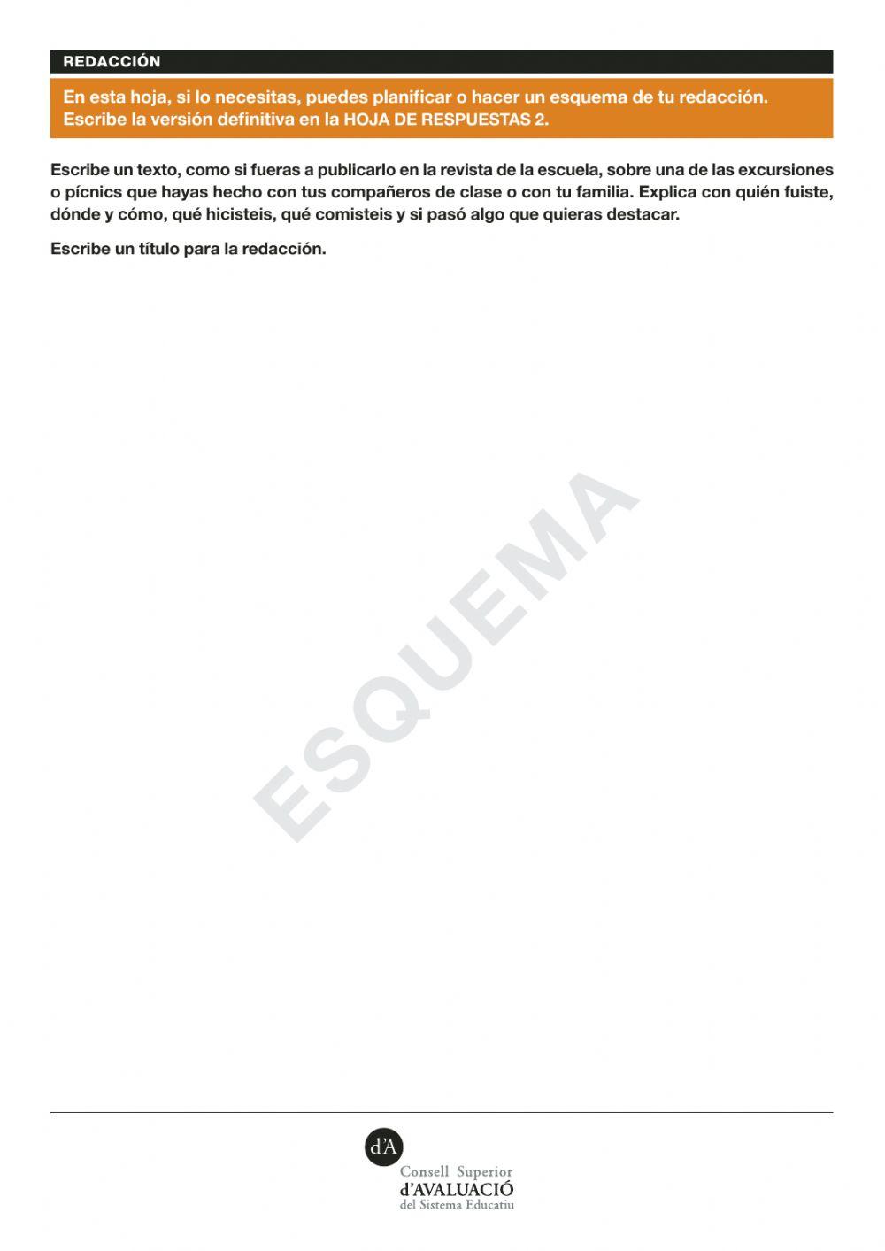 Competència lingüística en llengua castellana part 2