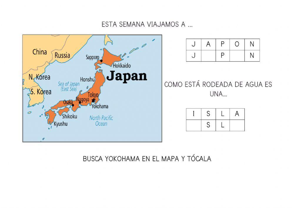 Mapa japón