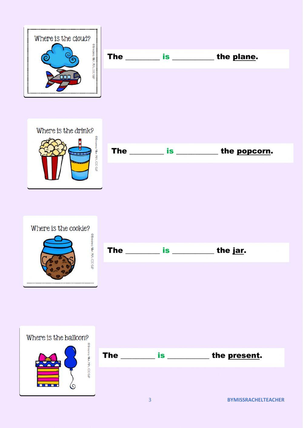 Prepositions and objects