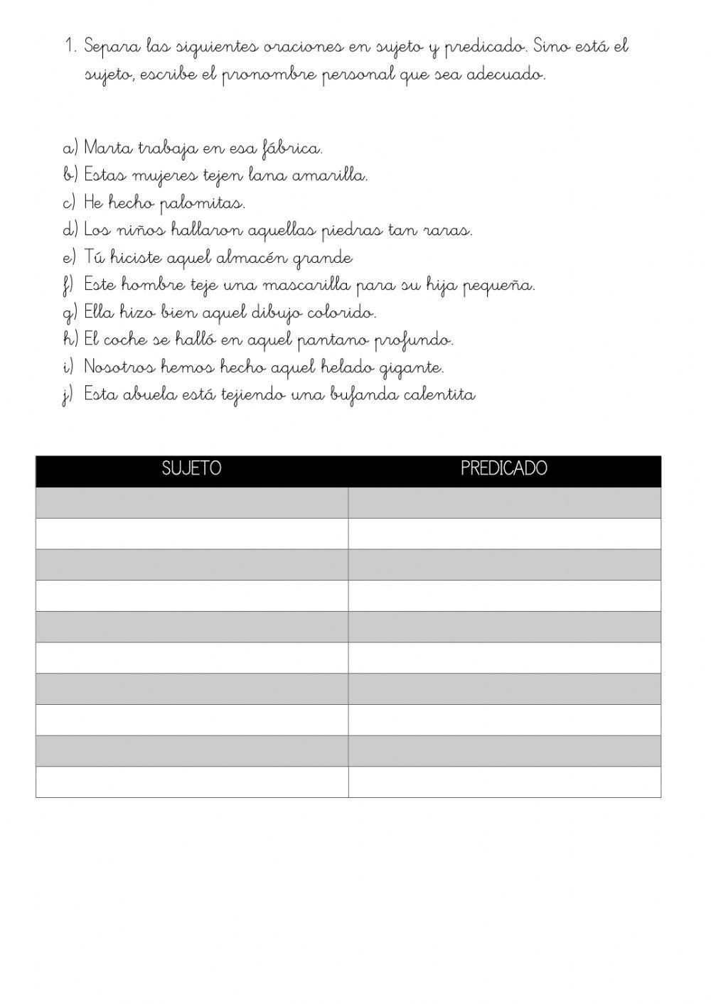 Análisis sintáctico y morfológico