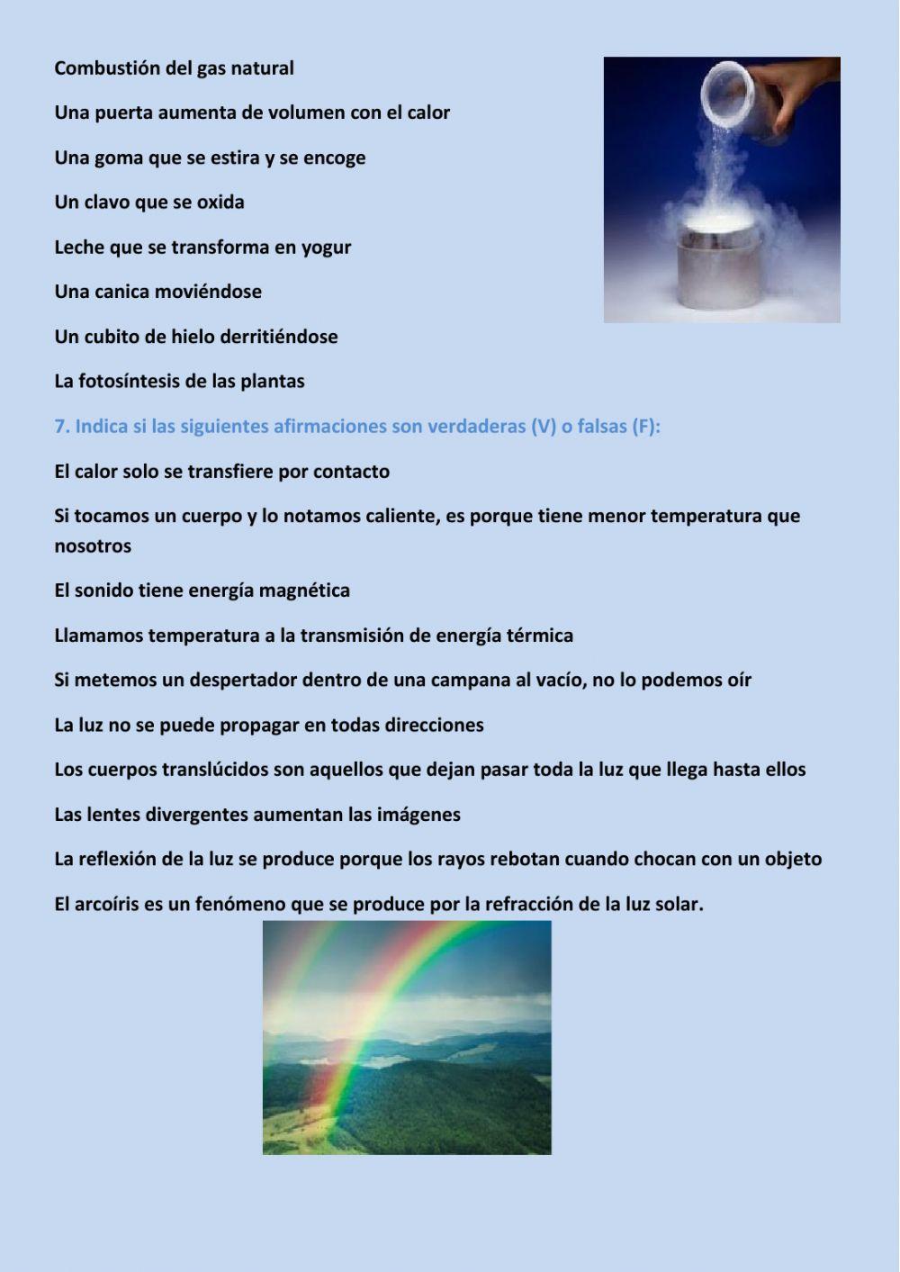 La materia y sus cambios