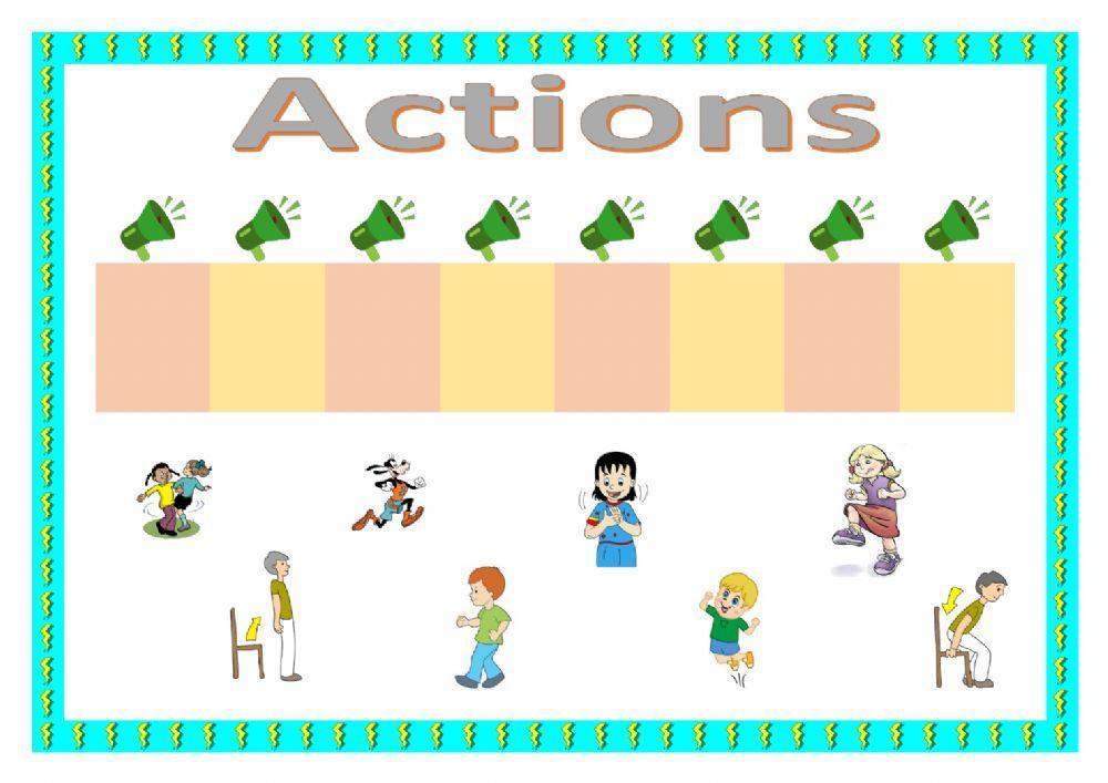 Actions (drag and drop)