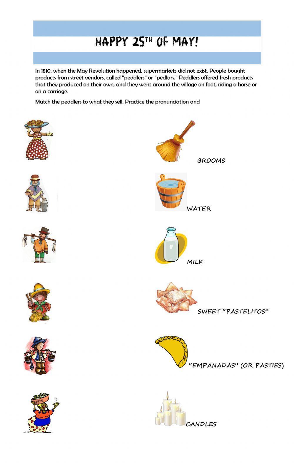 May Revolution vocabulary