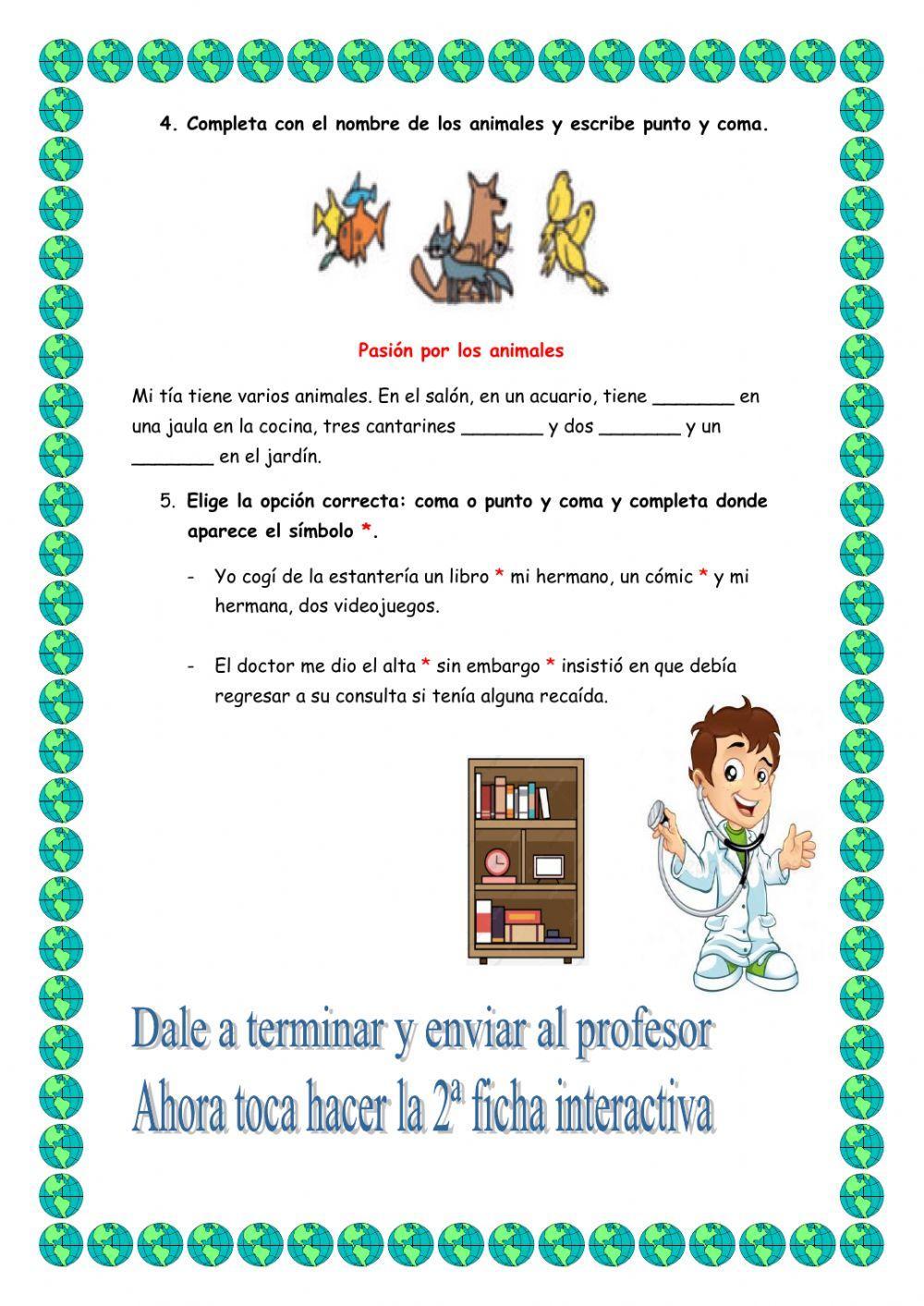 La coma y el punto y coma La coma y el punto y coma