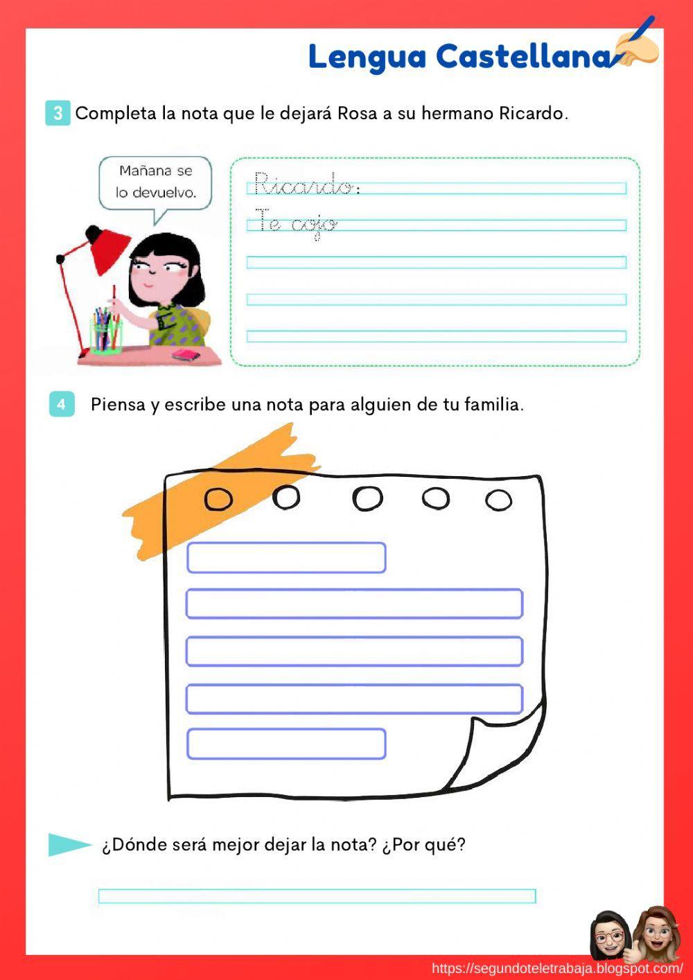 Pedir favores y escribir notas. Pedir favores y escribir notas.