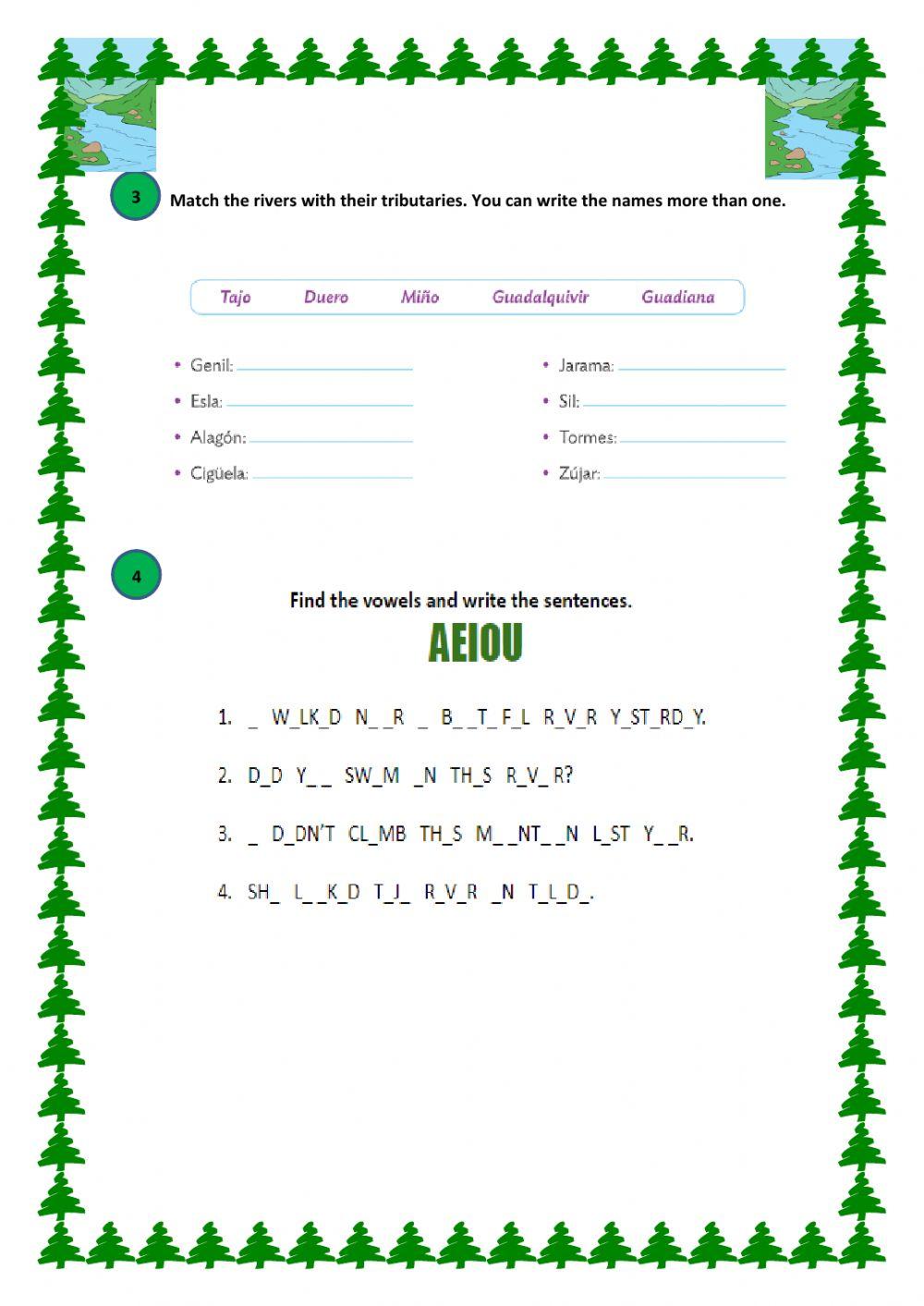 TAREA COMPETENCIAL TERCERO. LOS RÍOS