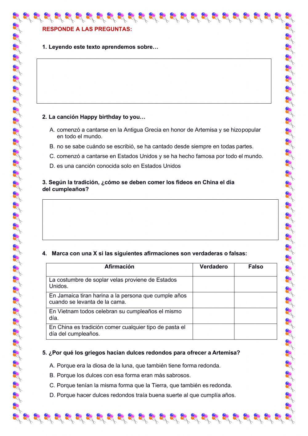 Comprensión lectora Comprensión lectora