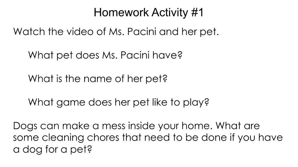L7 Chores - Pets