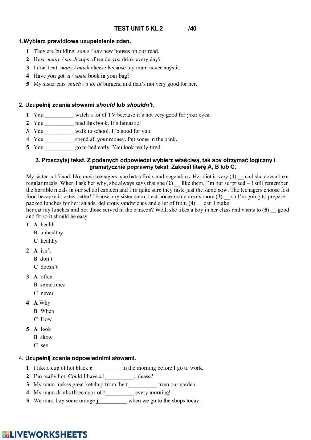 Test unit 5 Gateway 1 plus