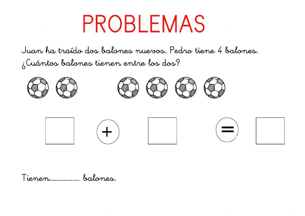 problemas sumas