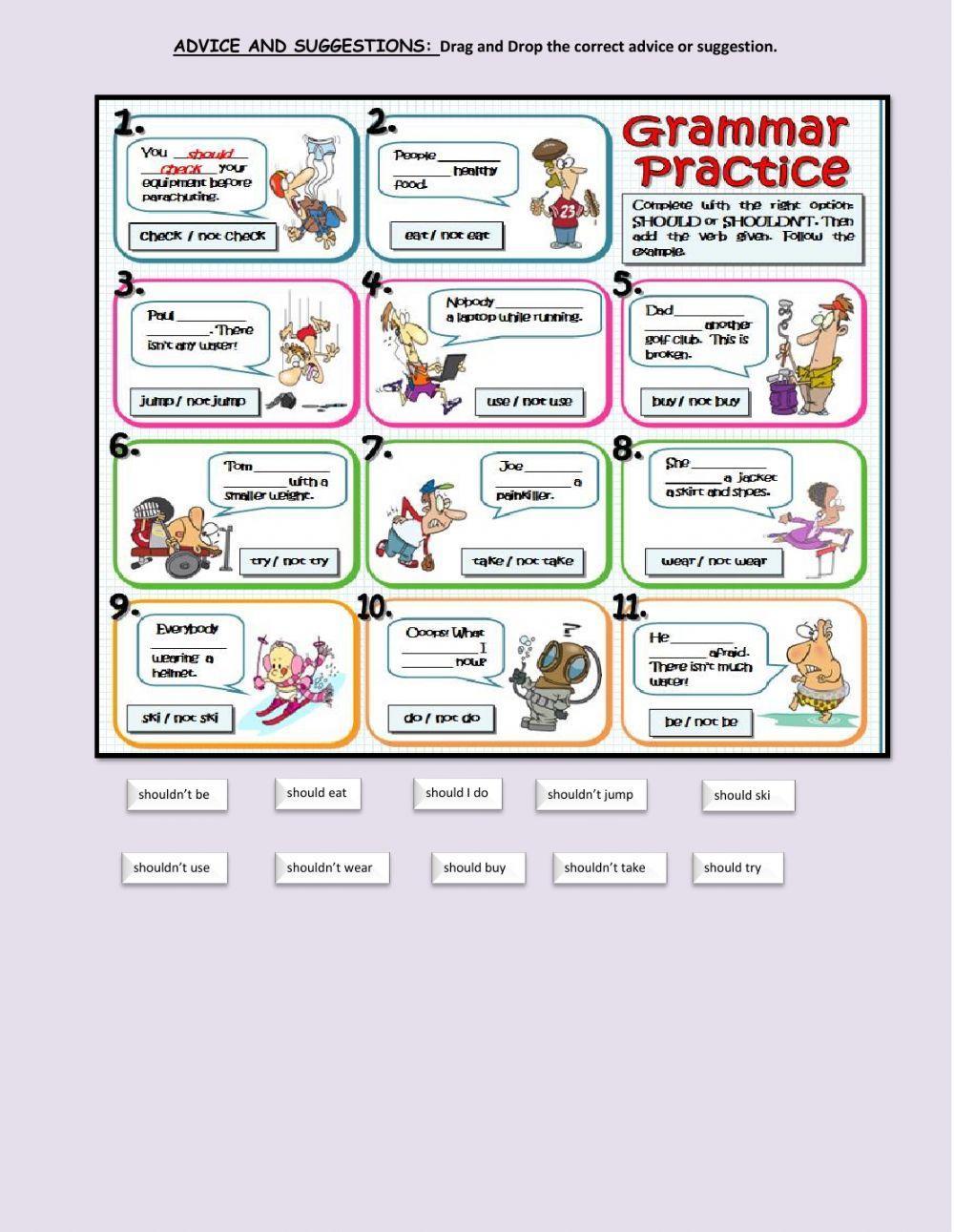 Advice and Suggestions