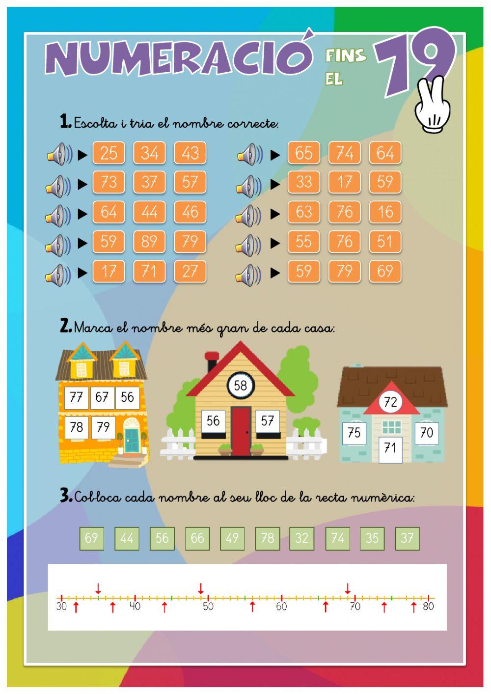 Numeració fins 79-2