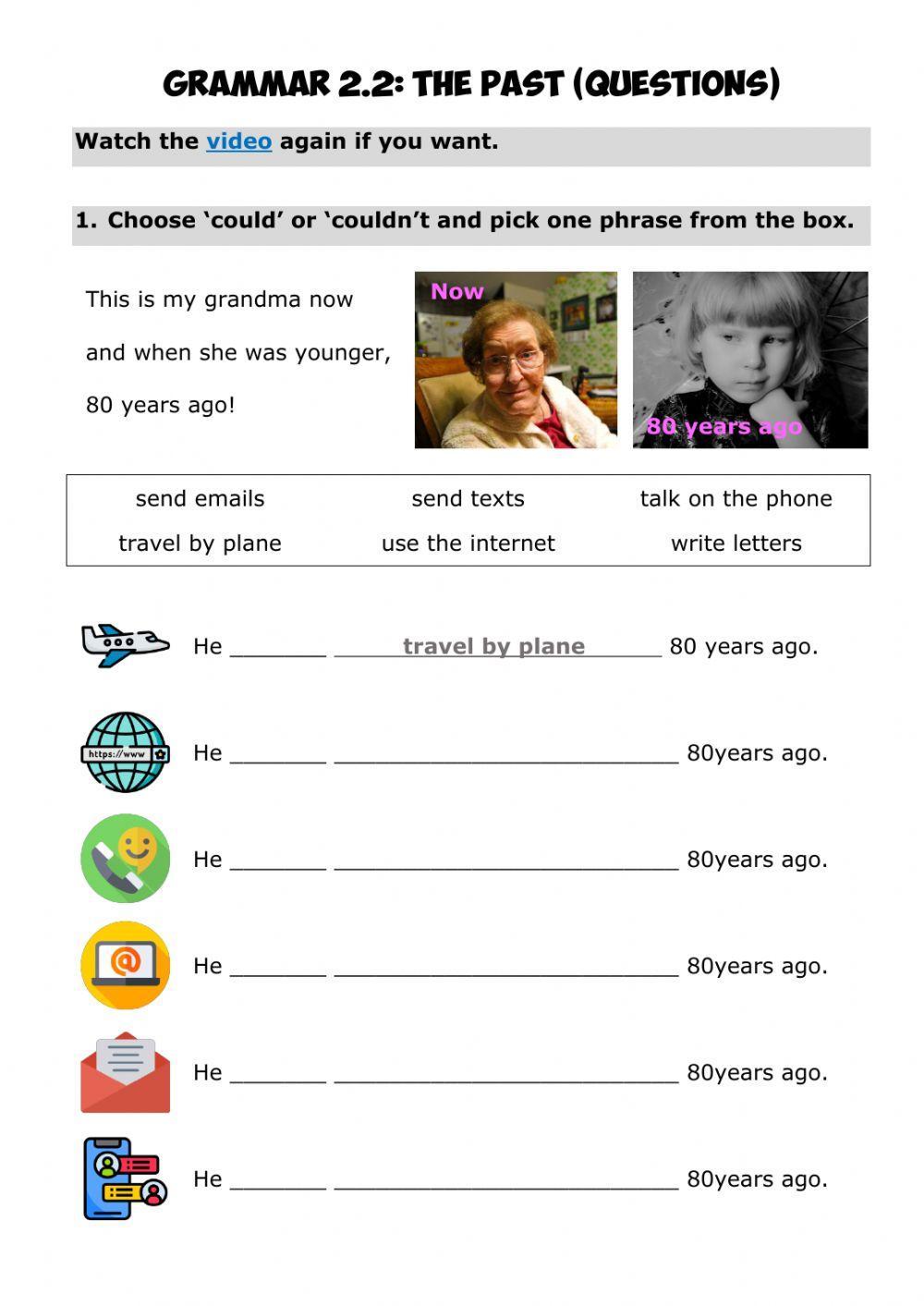 ENGLISH 3 - U7. Grammar 2.2