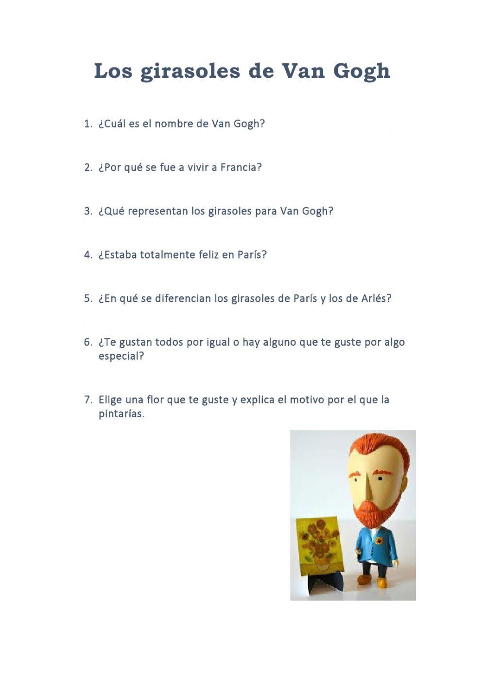 Los girasoles de Van Gogh