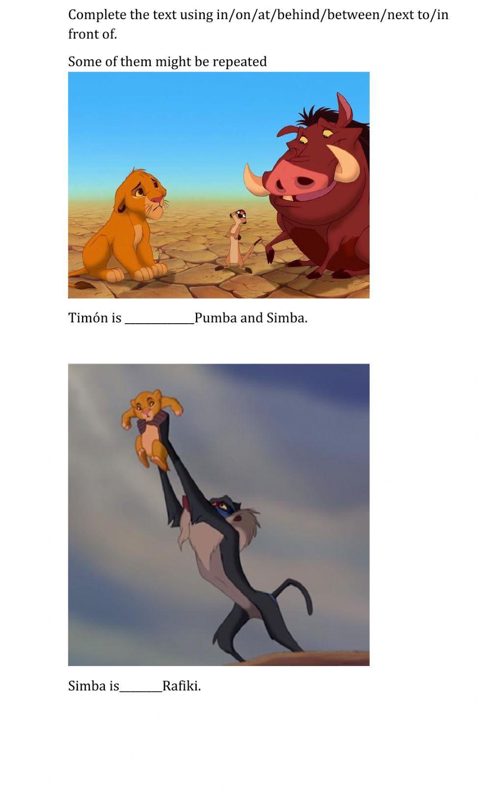 Preposition of place