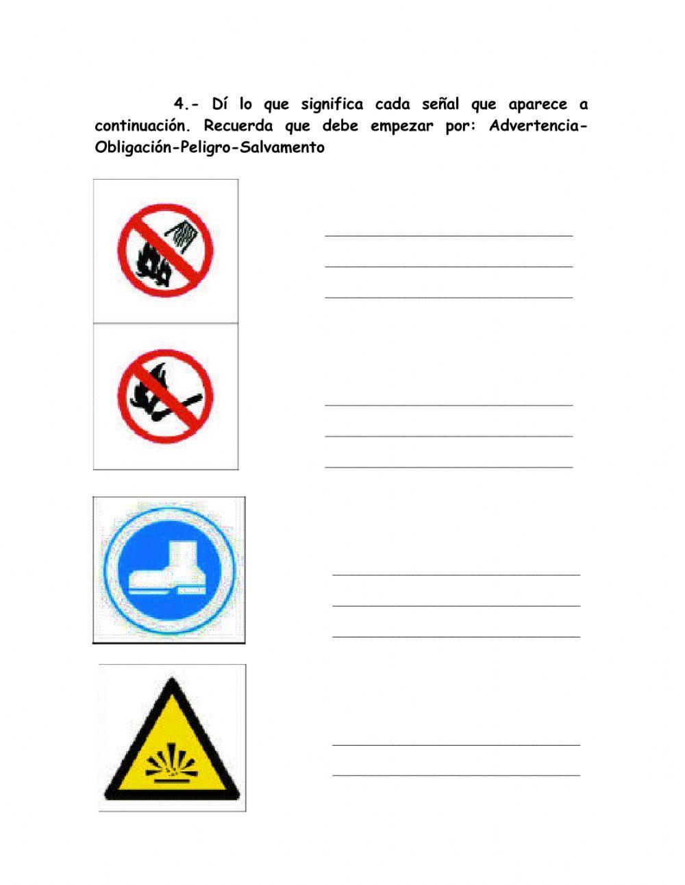 Señales de seguridad