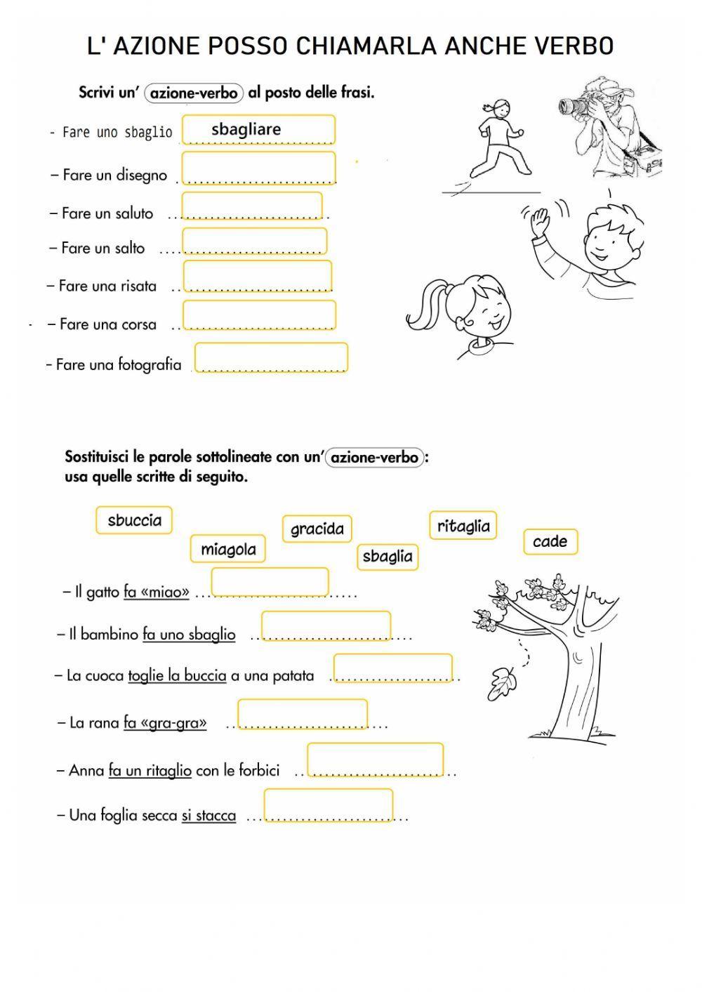 26 - L' azione è un verbo