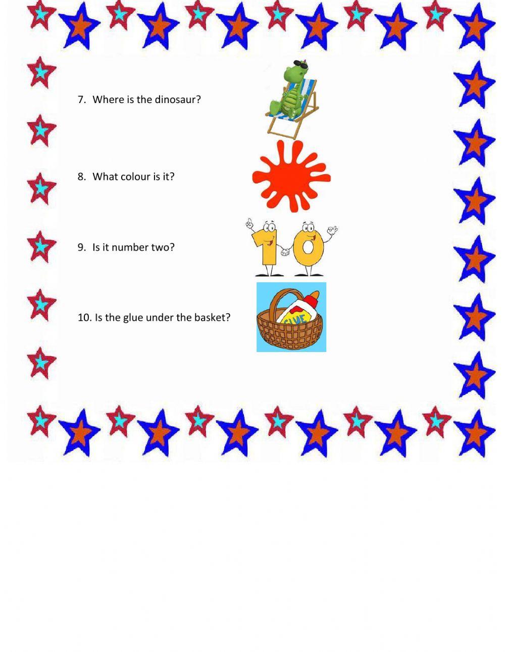 Questions and Answers worksheet for 2nd Form | Live Worksheets